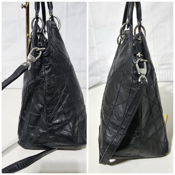 Christian Dior Granville Satchel Leather Cannage Black - Picture 8 of 13